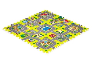 PODLOGA ZA IGRU CITY 9 ELEMENATA 90.5x90,5CM IPLAY - Img 2