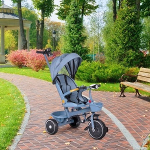 2u1 tricikl sa rotirajućim sedištem i sklopivom tendom Blue, ECOTOYS - Img 3