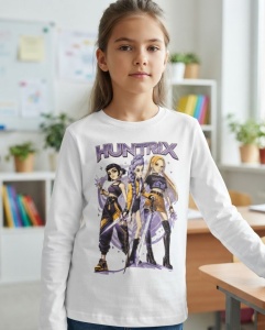HUNTRIX Majica za devojčice bela