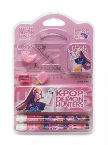 K-POP školski set sa priborom/roze