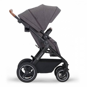 KINDERKRAFT B-TOUR KOLICA ZA BEBE SET 3U1 DARK GREY - Img 3