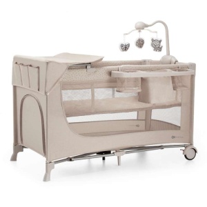 KINDERKRAFT PRENOSIVI KREVETAC JOY 2 BEIGE SA DODACIMA - Img 2