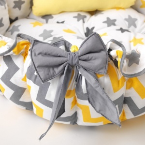 SOFT BABY PODLOGA ZA IGRU GREY-YELLOW - Img 2