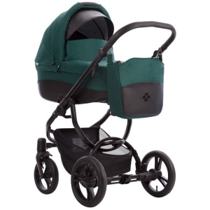BEBETTO HOLLAND NEW KOLICA ZA BEBE SET 2U1 CRNI RAM 04 - Img 2