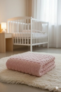 Ćebe golden roze 120cm * 90cm Ambasador