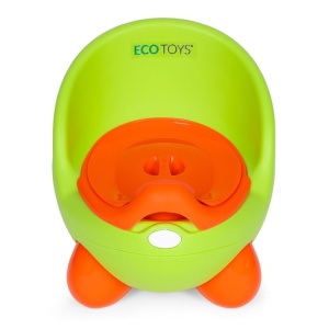 Noša za decu sa uklonivim umetkom i neklizajućim nogicama, zelena, ECOTOYS