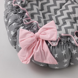 SOFT BABY PODLOGA ZA IGRU GREY-PINK - Img 2