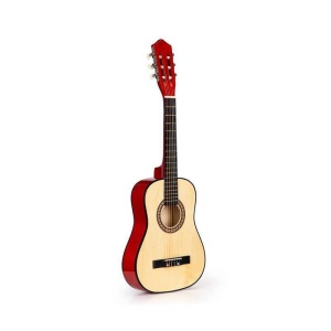 VELIKA DRVENA GITARA ZA DECU CRVENA - Img 3