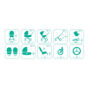 Bebetto Luca PRO kolica za bebe set 2u1 pro 36 - Img 2