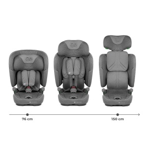 KINDERKRAFT AUTOSEDISTE FIX2GO I-SIZE 76-150CM GREY - Img 3