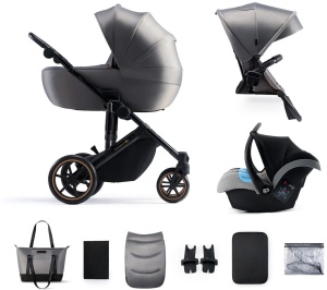 KINDERKRAFT KOLICA 3U1 PRIME 2 SHADOW GREY