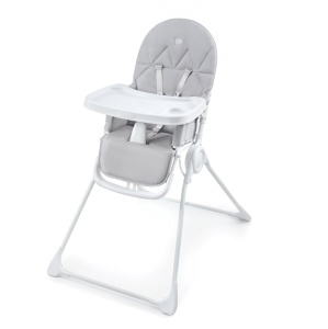 KINDERKRAFT STOLICA ZA HRANJENJE BINCI LIGHT GREY - Img 4