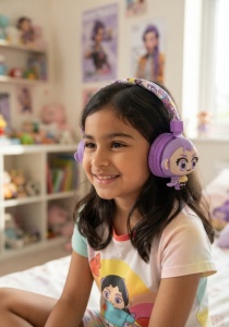 KPOP Demon Hunters Wireless Headphones (AH-706V1) - Img 4