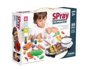 MINI KUHINJSKI ROŠTILJ ZA DECU SA DODACIMA ECOTOYS - Img 2
