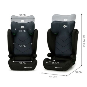 KINDERKRAFT AUTOSEDISTE I-SPARK I SIZE BLACK - Img 4