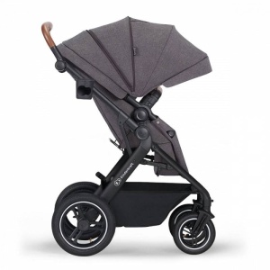 KINDERKRAFT B-TOUR KOLICA ZA BEBE SET 3U1 DARK GREY - Img 4