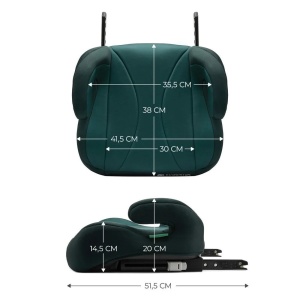 KINDERKRAFT BUSTER I-BOOST 135-150CM GREEN - Img 2
