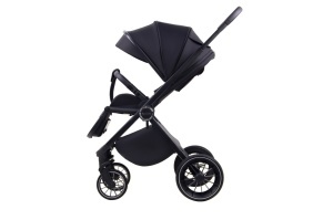 LA MAMA ALVI kolica za bebe 3u1 - black - Img 4
