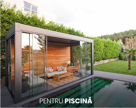 Pergolă pentru piscină