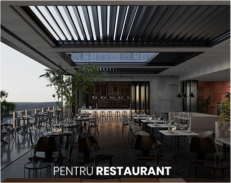 Pergolă pentru restaurant