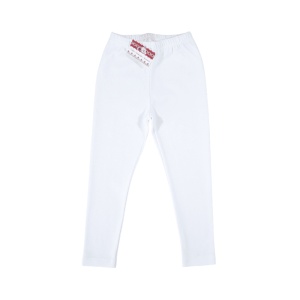 IȚAR(pantalon național)/ COLANT (95% Bumbac, semigros +5% Lycra)Alb unt