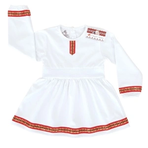 Rochie cu model national (Bumbac 100%, subtire)