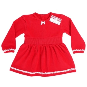 Rochie rosie (Bumbac 100%, semisubtire,piqe)