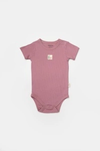 Set 2 body Bamboo,roz, BabyCosy, 50% bumbac+50%bambus (Marime: 12-18 Luni) - Img 2