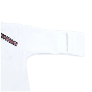 Body național + pantalon cu botoșel + căciuliță (Bumbac 100%, superior,semigros) - Img 2