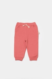 Pantaloni lungi, Two thread, 100%bumbac organic - Rose, BabyCosy (Marime: 12-18 Luni) - Img 2