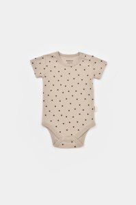 Set 2 body-uri bebe unisex Girafa, BabyCosy, 100% bumbac organic (Marime: 6-9 luni) - Img 2