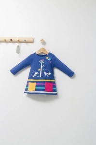 Rochita pentru fetite Colorful autum, Tongs baby (Culoare: Gri, Marime: 9-12 luni) - Img 2