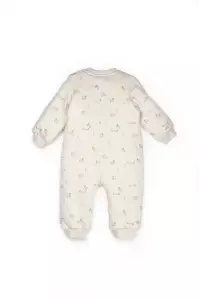 Salopeta cu fermoar, Lamb, BabyCosy, 100% bumbac organic (Marime: 12-18 Luni) - Img 3