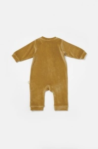 Salopeta Elefant cu maneca lunga din 80%bumbac organic si 20% poliester - Mustar, BabyCosy (Marime: 18-24 Luni) - Img 3