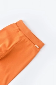 Pantaloni cu Botosei - Bumbac organic Portocaliu BabyCosy (Marime: 3-6 Luni) - Img 3