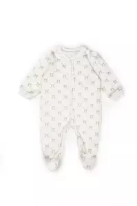 Set de 10 piese pentru nou nascut, Bow, powder, 100% bumbac organic, BabyCosy - Img 3