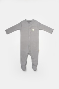 Set 2 salopete lungi Bamboo, blue, BabyCosy, 50%bumbac+50% bambus (Marime: 3-6 Luni) - Img 3