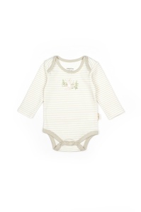 Set 3 piese:body, pantaloni si baveta Rabbit, BabyCosy, 100% bumbac (Marime: 3-6 Luni) - Img 2