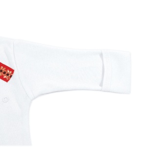 Body național + pantalon cu botoșel + căciuliță (Bumbac 100%, superior, semigros) - Img 2