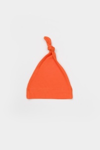 Cutie 4 piese pentru nou nascut - 100% bumbac organic - Portocaliu, BabyCosy - Img 3