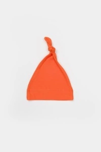Cutie 4 piese pentru nou nascut - 100% bumbac organic - Portocaliu, BabyCosy - Img 3