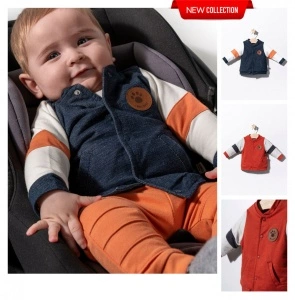 Jacheta pentru copii Dogs, Tongs baby (Culoare: Rosu, Marime: 6-9 luni) - Img 2