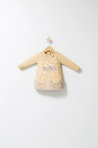 Rochita cu volan pentru fetite Fun Penguin, Tongs baby (Culoare: Gri, Marime: 6-9 luni) - Img 2