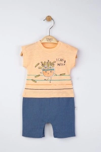 Salopeta de vara pentru bebelusi Marathon, Tongs baby (Marime: 0-3 Luni, Culoare: Somon)