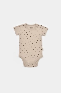 Set 2 body-uri bebe unisex Girafa, BabyCosy, 100% bumbac organic (Marime: 9-12 luni) - Img 2