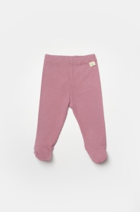 Set 2 pantaloni cu botosei Bamboo, roz, BabyCosy, 50%bumbac+50% bambus (Marime: 6-9 luni) - Img 3