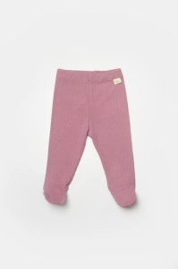 Set 2 pantaloni cu botosei Bamboo, roz, BabyCosy, 50%bumbac+50% bambus (Marime: 6-9 luni) - Img 3