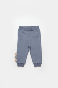 Set bluzita cu pantalon Dino, indigo, BabyCosy, 100%bumbac (Marime: 9-12 luni) - Img 2