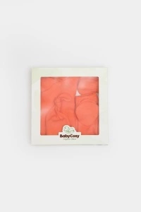 Cutie 4 piese pentru nou nascut - 100% bumbac organic - Portocaliu, BabyCosy