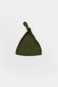 Cutie 4 piese pentru nou nascut - 100% bumbac organic - Verde, BabyCosy - Img 3